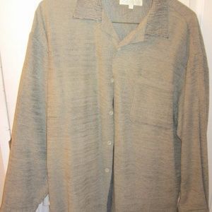 DIRECTION casual dress shirt long-sleeve L